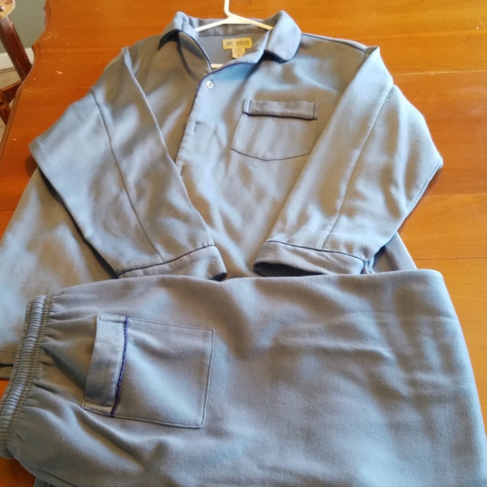 Blue Pajama shirt and pant set